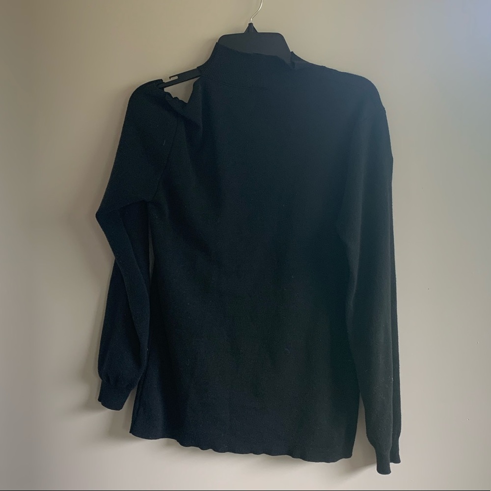 Black Sweater with cut off